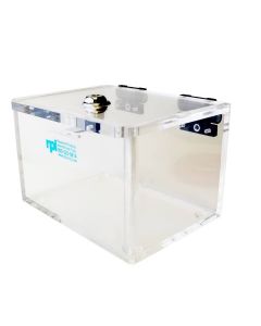 RPI Rad-5 Lock Box, 3/8 Inch Thick, 7 1/4 X 5 1/4 X 4 3/4 Inches Outside Dimensions