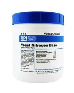RPI Yeast Nitrogen Base Without Amino Acids, 1 Kilogram