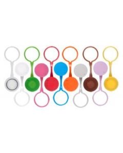 Corning Axygen Microcentrifuge Looped Screw Caps, with O-rings, Blue, Polypropylene, 4000/CS