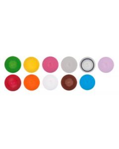 Corning Axygen Microcentrifuge Non-Looped Screw Caps, with O-rings, White, 4000/CS