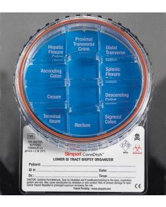 Simport Coredish Lower Gi Tract Biop. 12-Compartments Empty, 10/P