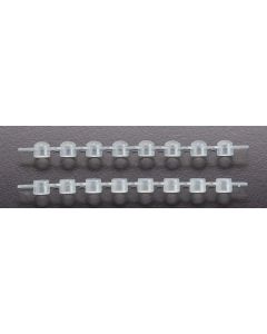 Simport Flat Cap Strip 8 For Reaction Strips Nat., 125/PK