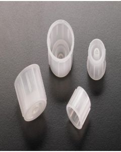 Simport Dual Position Pe Cap For PS 17mm Tubes, 1000/PK