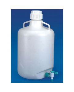 United Scientific Carboy W/ Stopcock, Pp, 20-Liter