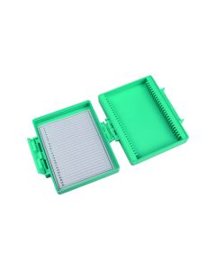 United Scientific Slide Storage Box, Hinged, Plastic, 25 Slides