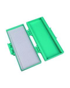 United Scientific Slide Storage Box, Hinged, Plastic, 50 Slides