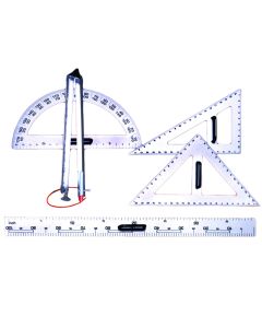 United Scientific Chalkboard Drawing Instrument, Protractor, 180