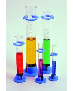 United Scientific Graduated Cylinders, Glass, Plastic Hex Base, Class B, 100ml