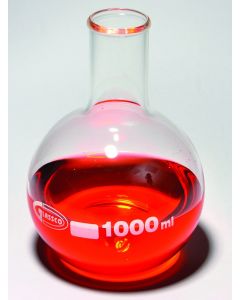 United Scientific Boiling Flask, Flat Bottom, Borosilicate Glass, 3000ml