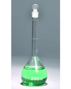 United Scientific Volumetric Flask, Class B, W/ Glass Stopper, 200ml