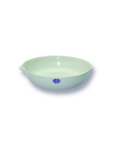 United Scientific Porcelain Evaporating Dish, Flat Form, 80ml