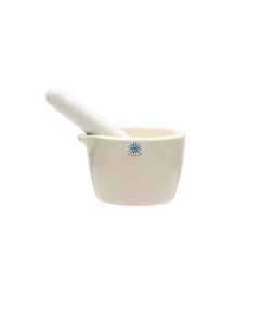 United Scientific Mortar Pestle Set, Deep Form, Porcelain, 70ml