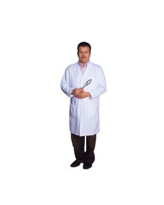 United Scientific Mens Laboratory Coat, Large, Size 44