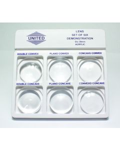United Scientific 75 Mm Demonstration Lens Set, Acrylic