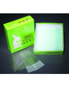 United Scientific Microscope Slides, Glass, Frosted Ends, 75mm X 25mm, Pack Of 72