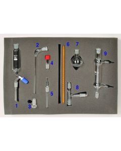 United Scientific Organic Chemistry Glassware Kit, 9 Pieces