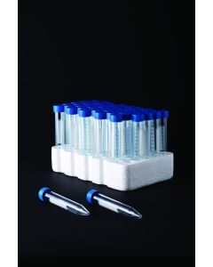 United Scientific Racked Centrifuge Tube, Conical Bottom, 15ml, Sterile, Amber, 50 X 10 Racks