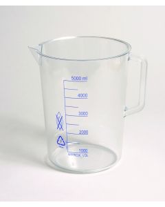 United Scientific Beakers W/ Handle, Printed Graduations, Pmp, 10000ml