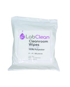 United Scientific Labclean Cleanroom Wipes, 100% Polyester, 9” X 9”, 150/Pack