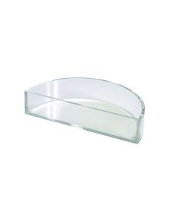 United Scientific Semi-Circular Refraction Cell, Acrylic, 12cm Dia X 25cm High