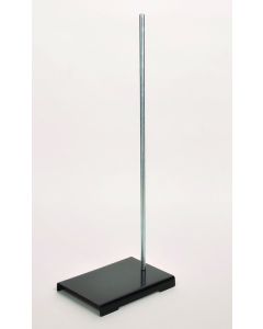 United Scientific Support Stand W/ Rod, Stamped Steel, 4 X 6 Base W/ 18 Rod