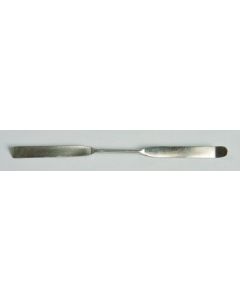 United Scientific Spatula, Stainless Steel, One End Flat, One End Bent, 4 (10cm)