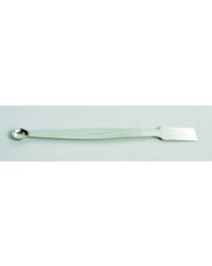 United Scientific Spatula, Stainless Steel, One End Flat, One End Spoon, 6 (15cm)