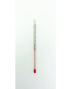 United Scientific Thermometer, Red Liquid, 6, Total Immersion, -20 To 110 C