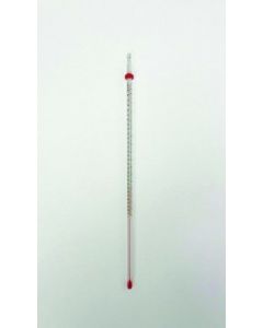 United Scientific Thermometer, Red Liquid, 12, Partial Immersion, Dual Scale, -20 - 150 C 0 - 300 F