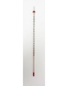 United Scientific Thermometer, Red Liquid, 12, Total Immersion, -20 To 110 C