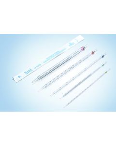 United Scientific Serological Pipettes, Disposable, Sterile, 5 Ml, Blue Stripe