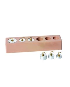 United Scientific Hooked Weight Set Of 6, Aluminum