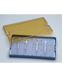 World Precision Instruments Tray, Instr, Autoclavable 10x6x0.75", Base, Lid & Mat