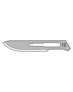 World Precision Instruments Scalpel Blades Number 10, 100/Box Ss, Sterile, Feather