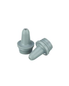 DWK WHEATON® Extended Controlled Dropper Tip, 15mm, Gray, Case of 100