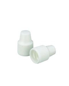 DWK WHEATON® Dropper Tip Cap, 8-425, White, Case of 100