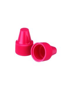 DWK WHEATON® Dropper Tip Cap, 13-425, Red, Case of 100