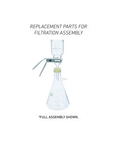 DWK WHEATON® 47mm Filtration Assembly Replacement Part, Glass Funnel, PTFE Faced, 47mm, 300mL
