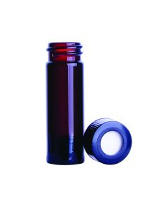 DWK WHEATON® NextGen™ V Vial® 5mL, Amber Vial, Open Top, Screw Cap, PTFE / Silicone