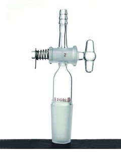 Kemtech Adapter Vacuum Straight Glass Stpk 24/40