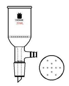 Kemtech Funnel Buchner Perf Plate 24/40 60ml