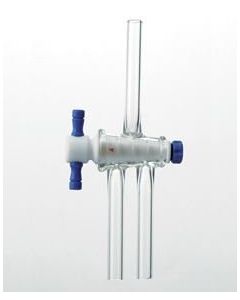 Kemtech Stopcock Dbl Obl Ptfe 2mm