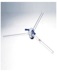 Kemtech Stopcock 120 Deg Ptfe 2mm